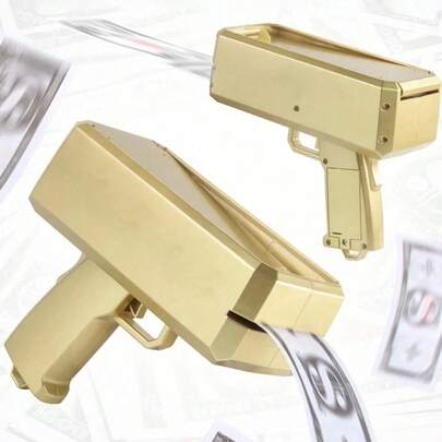 1PC Gun For Weddings, Anniversary, Birthday Parties, Kitty Parties And FunMoney Spray Gun - Reusable, ComesPerfect Party Prop For Weddings & Events!