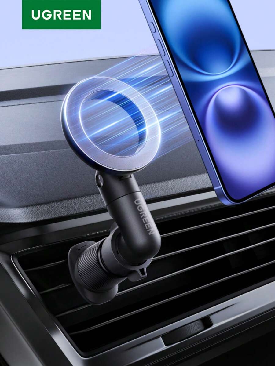 UGREEN Magsafe Car Airvent Foldable Mental Mount Compatible With IPhone 16 15 Pro Max SAM SUNG - Air Vent - View 1