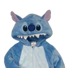 Mameluco con gorro bordado sin pie Disney Stitch - Azul - Ver 3