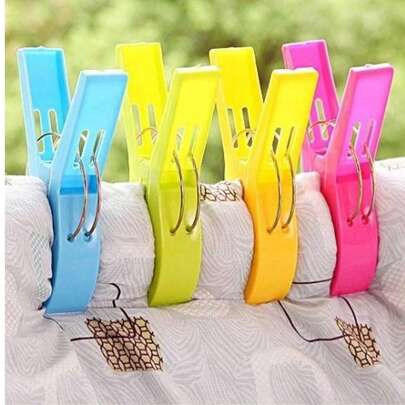 8Pcs Beach Towel Cl…