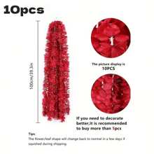 10 piezas Guirnalda floral blanca, enredadera de glicinia y orquídea colgante para boda, vid de glicinia artificial para decoración de fiesta, boda, jardín, decoración de boda de primavera y verano, adorno artificial, decoración del techo de la sala de bodas, accesorio fotográfico, decoración de pared de boda, Navidad