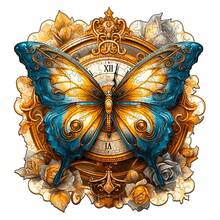 Wooden Puzzle - Seasonal Tree Of Life/Elephant/Duck/Deer/Cat/Butterfly Clock, Asymmetrical Animal Shaped Wooden Puzzle Toys, Party Game Gifts, Decorative Art Painting, Tabletop Magic Puzzle, Unique Children's Educational Puzzle, Birthday Gift, Suitable For Kids, Back To School Gift, Christmas Gift - Multicolor - View 6