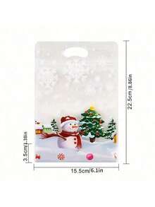 50/100 Piezas Bolsas de Caramelos con Copos de Nieve Navideños - Autocierre, de Pie, Bolsas de Regalo Reutilizables para Hornear, Fiestas y Empaques de Alimentos Navideños - Excelente para Caramelos Navideños y Suministros de Hornear Decoraciones Navideñas Pijamas Navideños Regalos Navideños Decoración Navideña