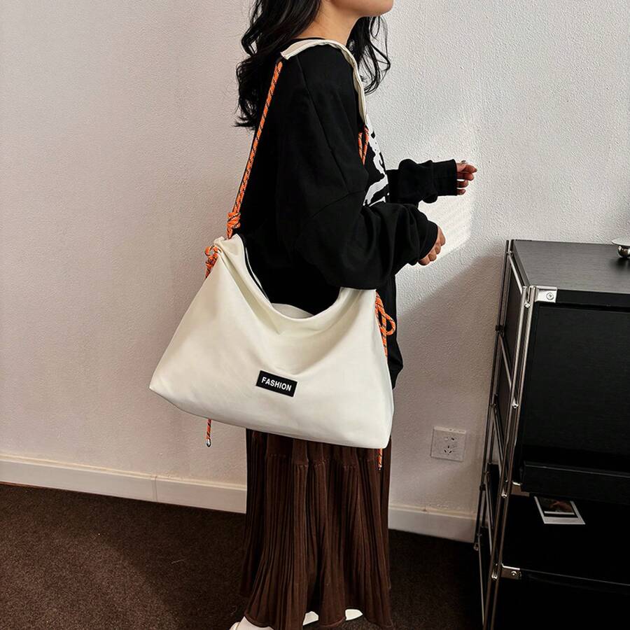 Women Top Handle Bags - 卡其色 - 查看 1