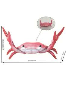 1pc Creative Cute Crab Weightlifting Phone Holder, Minimalist Personalized Desk Decor Accessory, Gift For Pet Lovers