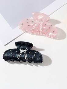 1 件 Y2K 蝴蝶水钻发夹，甜美女孩时尚发夹，休闲百搭发饰