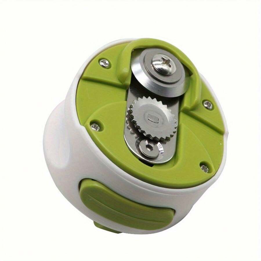 Premium Manual Can Opener - Effortless Operation With Safety Lock Feature - Perfect Compact Cooking Tool For Home & Travel - High-Quality Plastic Construction With Comfort Grip - Xanh lá cây (1 cái) - Xem 1