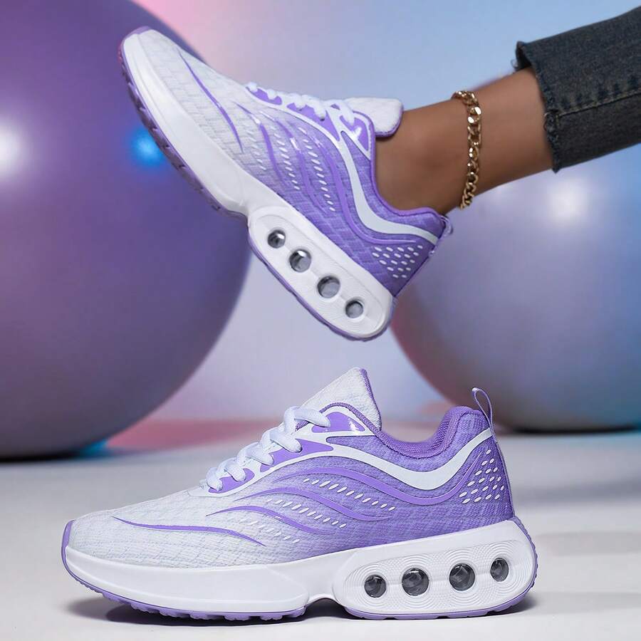 Orthopedic Walking Shoes For Women 2025 Women's Lightweight Running Shoe Breathable Athletic Sneakers For Workout, Gym & Daily Walk With Comfortable Air Cushioned Non-Slip Sole - 紫色 - 查看 1