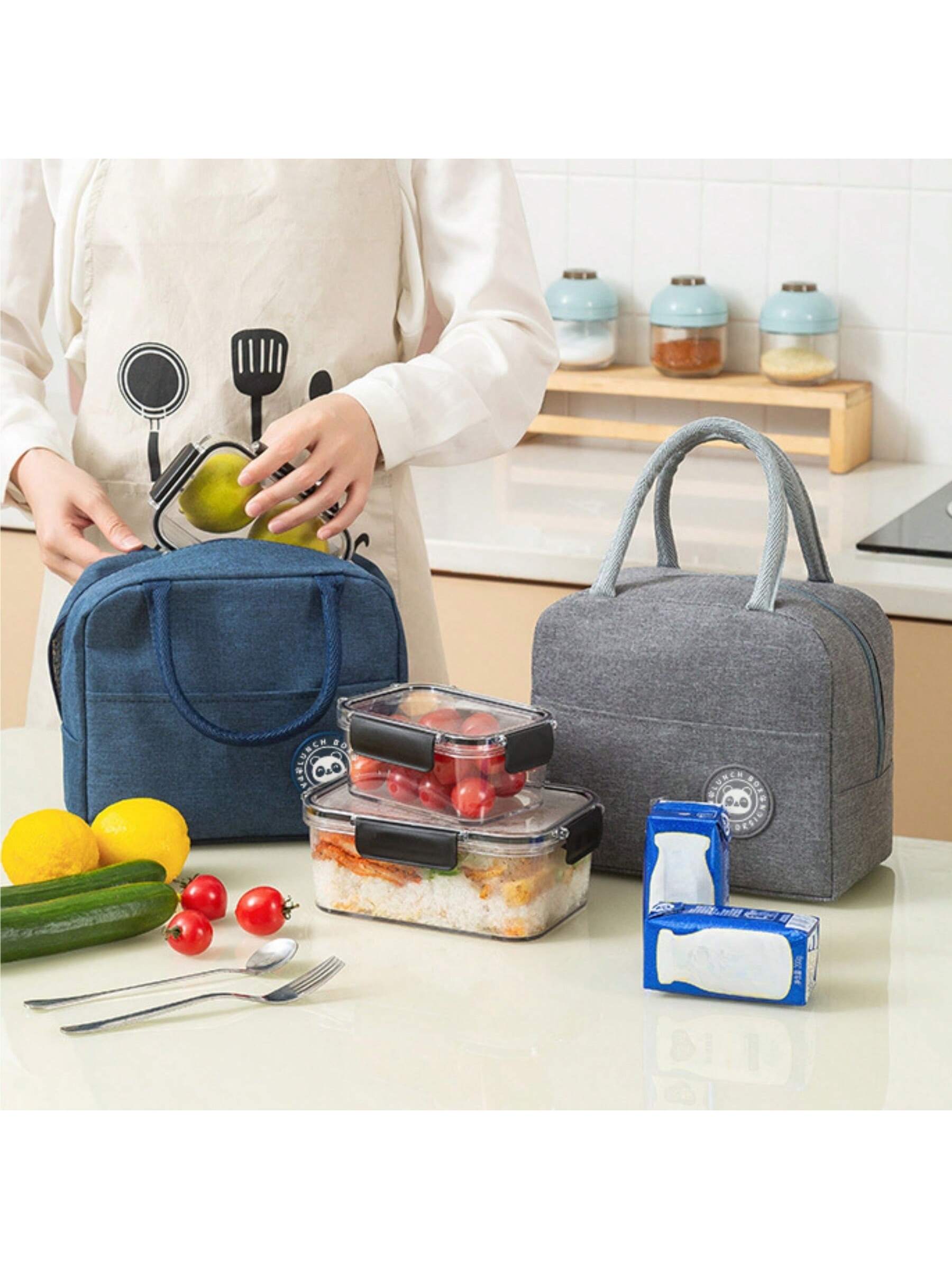 حقيبة غداء معزولة حراريًا محمولة وخفيفة الوزن – حق...