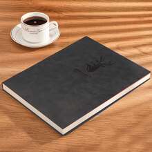 记事本 A4 超大鹿头笔记本 - 100 张/200 页 高品质护眼纸，耐用软封面，符合人体工程学设计，适用于商务、大学、学校、办公室 - A4 - 查看 14