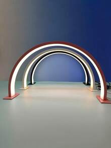 USB Powered Cordless Switch Desk Lamp, Suitable For Handcraft Lighting, Nail Care, Tattoo Decoration, Rainbow Desk Lamp, LED Nail Lamp, Half-Moon Desk Lamp, USB Powered, 3-Color Dimming Button, Suitable For Bedroom Or Study Nail Care And Reading, Living Room Cabinet Decor Lamp, Gift For Friends Or Loved Ones - Multicolor - View 9