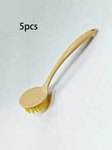 长柄厨房清洁刷塑料锅碗瓢盆砧板清洁剂不易粘油挂式炉灶清洁刷 - 彩色 - 查看 12