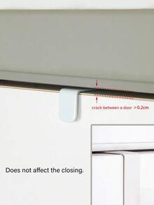 Creative Wooden Double Hooks - Wall Mounted Cabinet Door Hooks That Do Not Require Drilling, Easy To Install Traceless Clothing Hooks, Saving Space. Modern Style Suitable For Bathrooms And Bedrooms - Can Hang Jackets, Hats, Bags, Keys, Towels - Durable Wood And Metal Construction - White - View 8