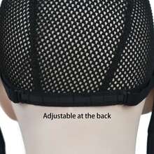 1 pieza de gorro de peluca con diadema de color negro, gorro de agarre de peluca con agujero ajustable, material de seda de hielo para hacer peluca con diadema - Negro - Ver 7