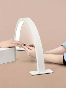 USB Powered Cordless Switch Desk Lamp, Suitable For Handcraft Lighting, Nail Care, Tattoo Decoration, Rainbow Desk Lamp, LED Nail Lamp, Half-Moon Desk Lamp, USB Powered, 3-Color Dimming Button, Suitable For Bedroom Or Study Nail Care And Reading, Living Room Cabinet Decor Lamp, Gift For Friends Or Loved Ones - Multicolor - View 7