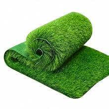 1 Roll High-Density Luxury Artificial Turf, Soft Realistic High-Quality Green Grass, Suitable For Patio, Roof, Indoor And Outdoor Use, Perfect For Garden Landscaping, Pet Area, Party, Camping, Backyard - High-quality Spring Grass (green) - View 9