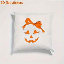 1 buc/2 buc/3 buc etichete durabile, lavabile, ușor de călcat cu design de cap de dovleac de Halloween, potrivite pentru DIY pe hanorace, tricouri, blugi, haine, rucsacuri, genți, perne, pălării, fabricate din material plastic