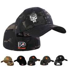 Gorra de béisbol de algodón a para hombres y mujeres, gorraáctica para entusiastas militares, gorra elástica, gorras para correr y pescar NRGF - negro2 - Ver 1
