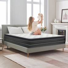 YIDATONG Materasso 140x200 cm, Spessore 28 cm, Memory Foam + Lattice Blu, Molle Insacchettate, Durezza Media H3, 7 Zone, Sostegno Perfetto, Traspirante, Anallergico