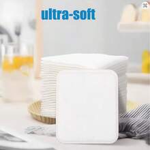 1 Box/2 Boxes Disposable Square Facial Cleansing Pads, Dry & Wet Dual-Use, Multi-Purpose Skin Care, Daily Skincare, Skin Cleansing, Makeup Removal, 100pcs/Box, 7*6CM