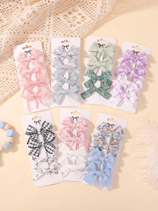 4 piezas de pasadores de pelo con diseño de mariposa de tela en estilo bohemio, pasadores de moda minimalistas para niñas, accesorios de pelo con estilo floral para la escuela y fiestas