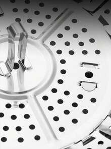 1pc Stainless Steel Foldable Steamer Rack - Silver - View 7