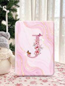 Pink Marble Letters Kindel Case ,26 Alphabet Designs Shockproof Protective,Compatible With Kindle Paperwhite 12th Gen 2024,Kindle (11th Generation) 2022 Release,With Auto Wake/Sleep,Four Corners Anti-Fall,Nature-Inspired Kindel Cover - Multicolor - View 10