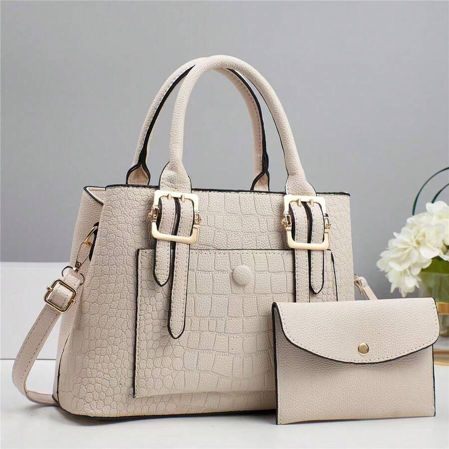 Women Shoulder Bags - 卡其 - 查看 1