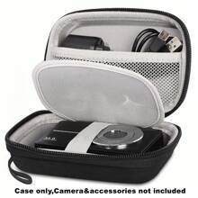 CAMKORY CAMKORY Digital Camera+Camera Case Set,44MP FHD 1080P Point And Shoot Camera With 32GB Card,2 Rechargeable Batteries,Camera Carry Bag,Compact Small Camera With 16X Zoom Anti Shake,Gift For Boys Girls Beginners