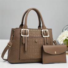 Women Shoulder Bags - 卡其 - 查看 6