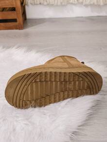 Cute Plush Snow Boots For Women, Thick Sole, Winter New Arrival, Furry Lining, Short Tube, Thick Anti-Slip