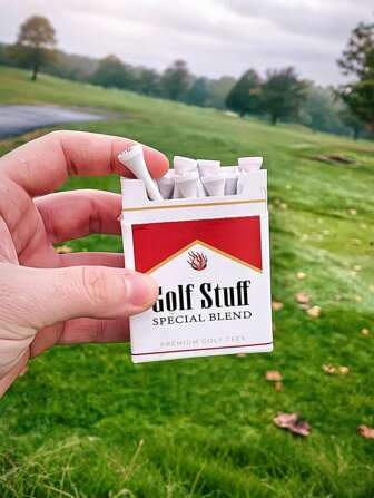12/36pcs. Creative Golf Tee, Unique Cigarette Case Design, High-Quality Golf Tee, Unbreakable Long Tee, Golf Accessories, Professional Tee System, Perfect Golf Gift For Men And Women.