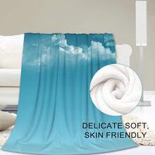 Birds And Butterflies Throw Blanket Gifts, Soft Cozy Fleece Blanket With Nature Floral Print, Blanket For Couch Bed Sofa, Perfect For Nature Lovers And Spring Decor, 50x60 In - Color328 - View 7