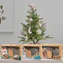 3/6/9/12PCS Christmas Gift Box Set With A PVC Transparent Window, Rectangular Storage Box For Cookies And Candies, Made Of Kraft Paper, Featuring A Gingerbread House Design, Perfect For Holiday Party Favors And Home Decor Storage Christmas Christmas Decorations Christmas Pajamas Christmas Gifts Christmas Decor