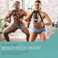 Lifepro Hydraulic Power Chest Expander And Arm Twister Trainer Exerciser - Adjustable 22-440lb Resistance, Smart Rep Counter - Home Gym Workout Equipment For Upper Body Strength Training - Grey - View 7