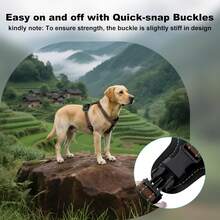 Adjustable No Pull Dog Vest For Training, Hiking, Easy Walk Harness For Small, Medium, Large Dogs - Multicolor - View 7