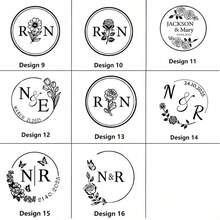 Custom Your Wedding Embosser, Napkin Embosser, Envelope And Invitation Embosser, Personalized Embosser Stamp, Custom Embosser Stamp, Personalized Wedding Embosser, Initials Embosser, Paper Embosser, Monogram Embosser Personalized Initials Embosser Stamp, Monogram Embosser - Pink - View 4