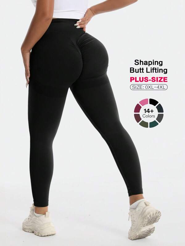 TNTOR Mallas levantadoras de glúteos de talle alto talla grande, pantalones de yoga a prueba de sentadillas para mujeres, pantalones ajustados de entrenamiento de alta elasticidad y secado rápido, diseño de cintura alta y cadera en melocotón con control de abdomen, adecuado para ejercicio, deportes, ciclismo