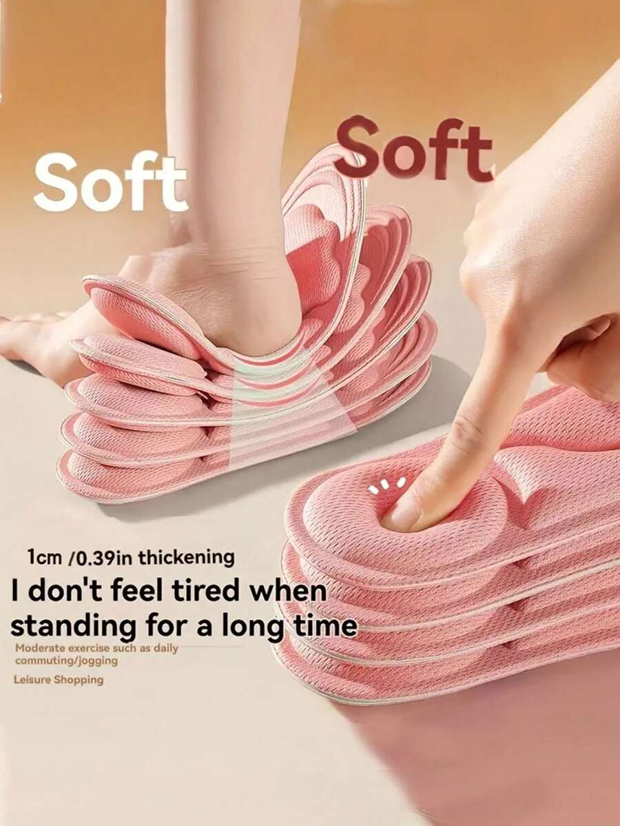 1 par de plantillas para aumentar la altura, que no cansan los pies, con absorción de sudor y olores, amortiguación de impactos y aumento de altura en toda la palma, ajustables y recortables, para aumentar la altura, plantillas para hombres y mujeres
