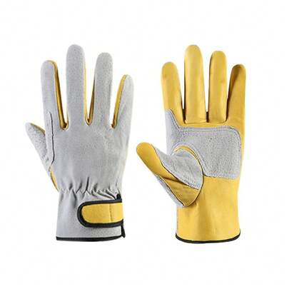 Guantes de trabajo para hombres, suaves de vaca, para conducir, cazar, conducir, granja, jardín, soldadura, protección de, guantes de mecánico