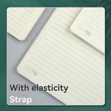 Promoção de Materiais Escolares, Caderno com Capa Transparente de PP, Bloco de Notas em Branco, Tamanhos A4, A5, B5, A6, Cadernos Espirais, Papel de Caderno em Branco com Grade Horizontal, Cadernos Espirais para Estudantes