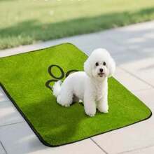 1 Pieza Almohadilla de orina de perro lavable, almohadilla reutilizable súper absorbente para entrenamiento de cachorros, piso, sofá, cama y jaula, almohadilla de enfermería a prueba de fugas y antideslizante para entrenamiento de mascotas - Multicolor - Ver 7