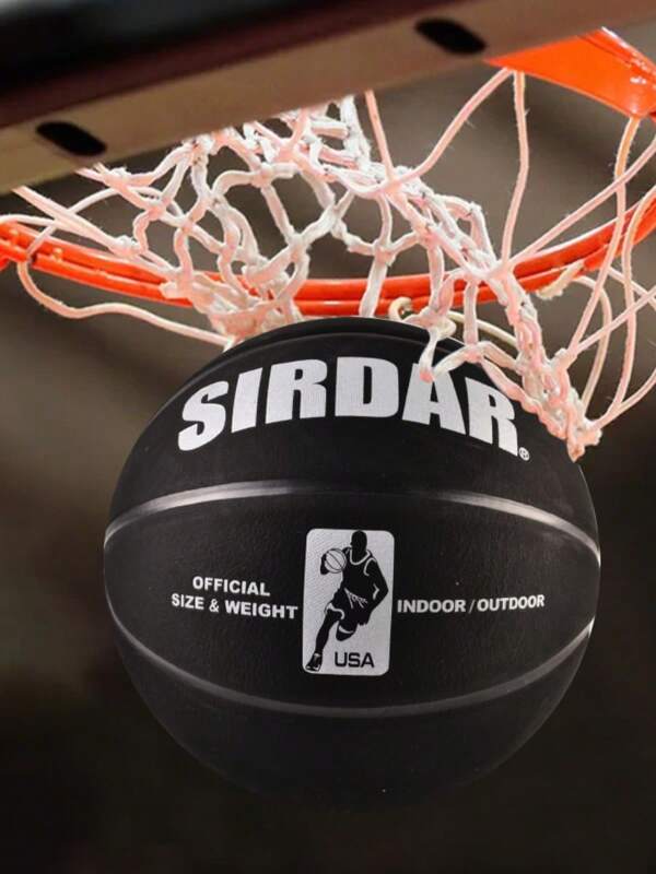 Size 7 Indoor/Outdoor Basketball, Suitable For Training On Cement Ground, Soft Suede Texture