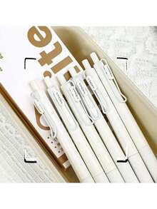 MOKA 6 支装黑武士笔 - 0.5 毫米笔尖，书写流畅，耐用塑料 - 适用于学校和办公室，学校用品，返校 - 多色 - 查看 8