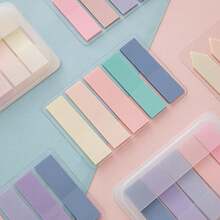 200pcs-Morandi Color Index Stickers Note Material Classification Stickers In Style 2 Sets