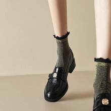 Women Loafers Shoes - Black - View 4