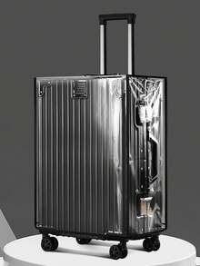 1件PVC行李箱防尘罩透明箱套拉杆箱耐磨防刮保护套行李箱防水罩行李箱防尘罩，加厚行李箱防尘罩耐磨防刮防水适用于拉杆箱皮套行李箱 - 無色 - 查看 5