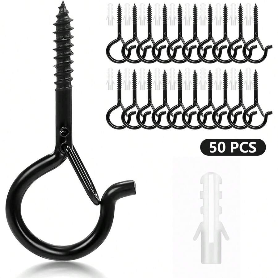 Decorative Hooks - 黑色 - 查看 1