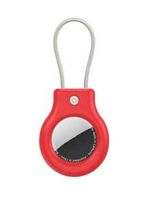 1pc Tracker Computer Security Lock Anti-Lost Carabiner, Suitable For AirTag Protective Case, Silicone Keychain/Chain, For AirTag GPS Item Finder Accessories, Also Suitable For Outdoor Hiking, Backpacking, Daily Travel Essential Safety Camping Gear Hook, Keychain - Multicolor - View 13