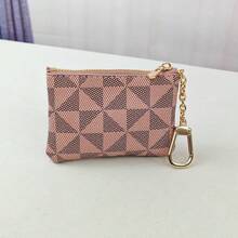 零钱包迷你拉链钥匙扣袋零钱包硬币袋女士信用卡ID钥匙耳机口红背包装饰钥匙扣